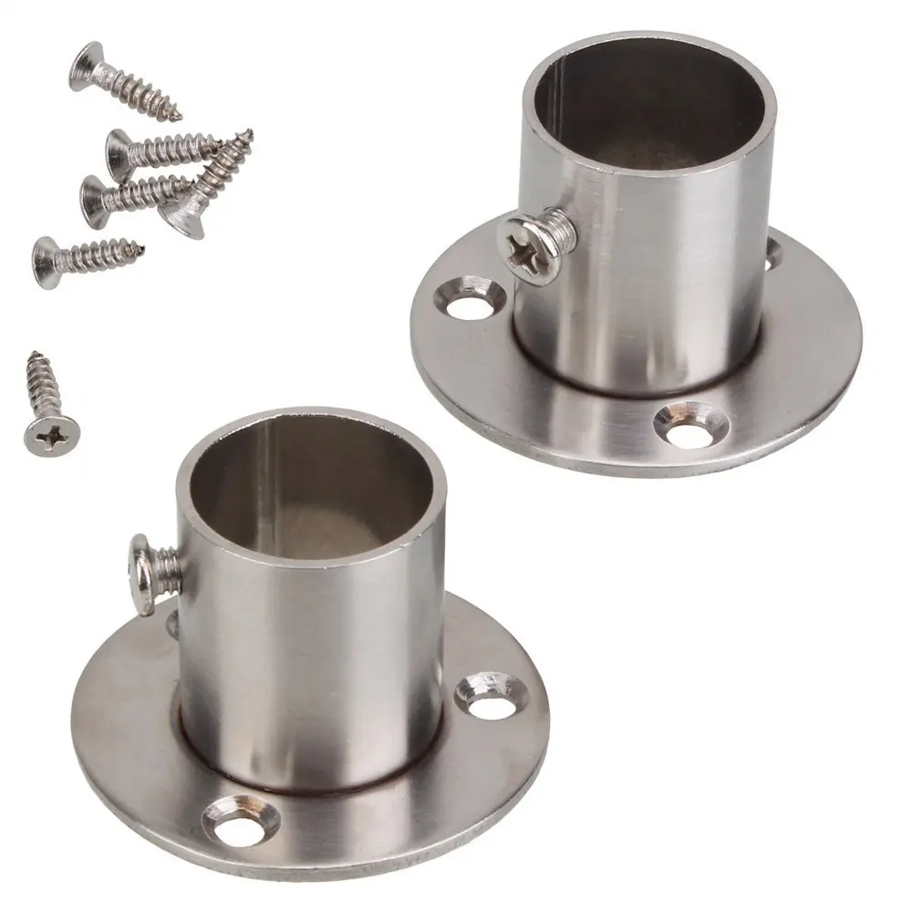 Серебряный фланец шкаф кронштейн подвесной стержень рельс 4 мм установленное