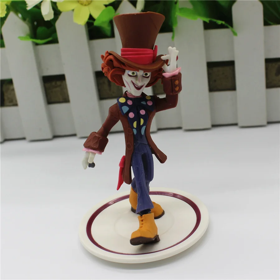 3 шт./партия 9 см Алиса в стране чудес Фигурки игрушки и Mad Hatter коллекция времени