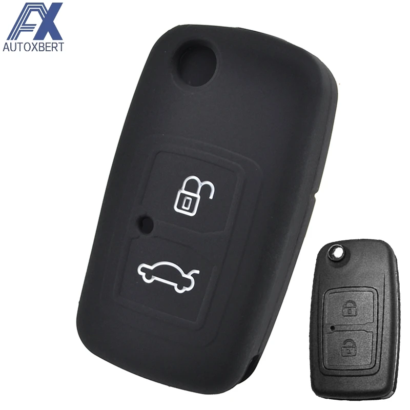 Силиконовый чехол книжка для ключа с дистанционным управлением брелок Chery A3 A5 A13