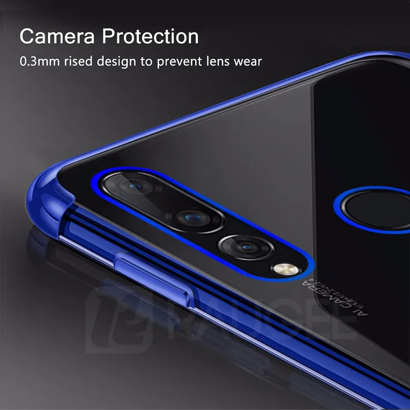 Прозрачный силиконовый чехол бампер Raugee для Huawei P30 Pro тонкий из ТПУ P 30 Lite|Бамперы| |