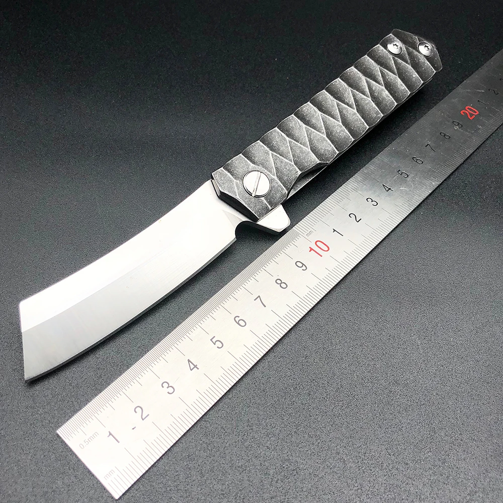 ZZSQ D2 складной тактический нож для бритвы дамасский подшипник охотничий