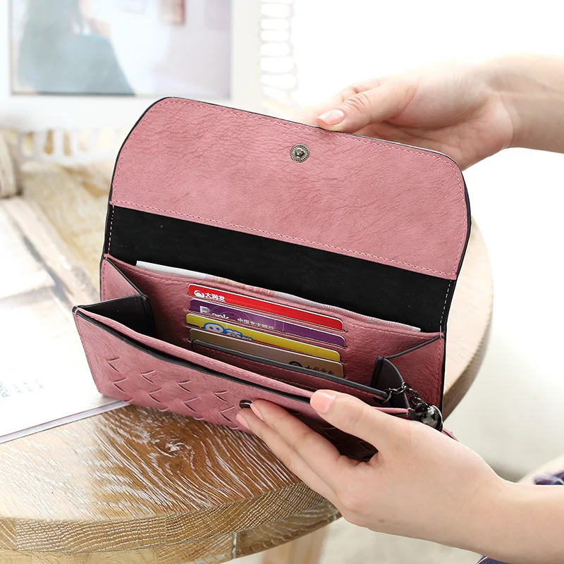 Новый Леди кошелек долго объем кисточкой Кошелек студент бумажник карты|ladies