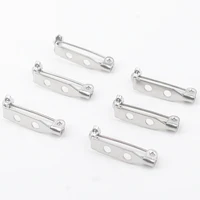 20pcs lot 2 0 2 5 3 2 3 8cm brooch clip base pins safety pins brooch blank settings base for diy jewelry making supplies