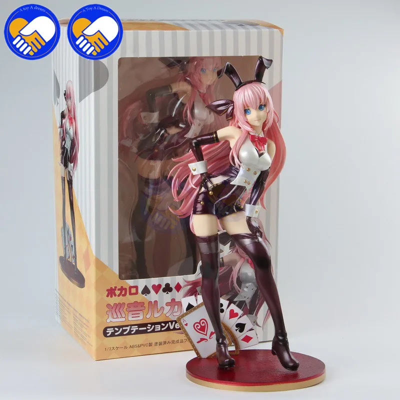 Новое поступление 24 см Фигурки Luka Hatsune ПХВ Мику Аниме Вокалоид фигурка Коллекция