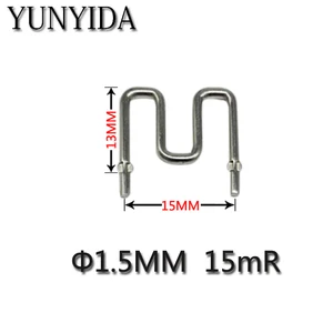 01-23 Constantan resistant 15 mOhm sense резистор 0,015r 15mR диаметр 1,5 мм 20 шт.