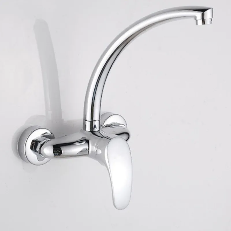 Бесплатная доставка кран для кухонной раковины с одной ручкой и двойным