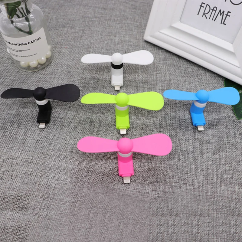Мини 2/3 в 1 портативный Micro USB вентилятор тип-c телефонные вентиляторы для iPhone 5 6S 7 Plus 8 X XS XR вентилятор для samsung htc Android OTG телефонов