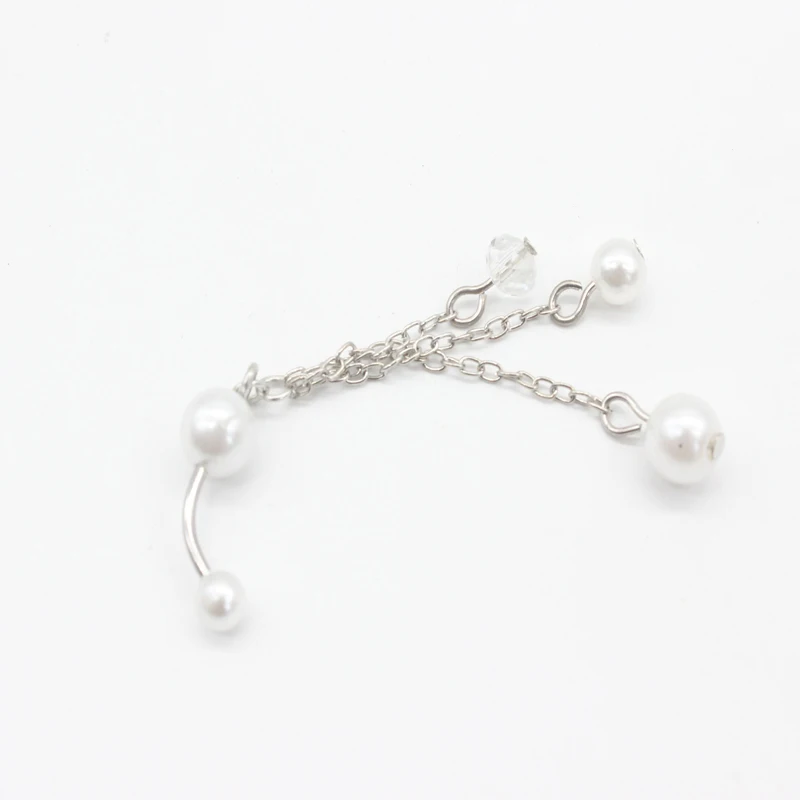 1 шт. новые сексуальные бусы Милые Пирсинг Штанга болтающиеся кнопки кольца