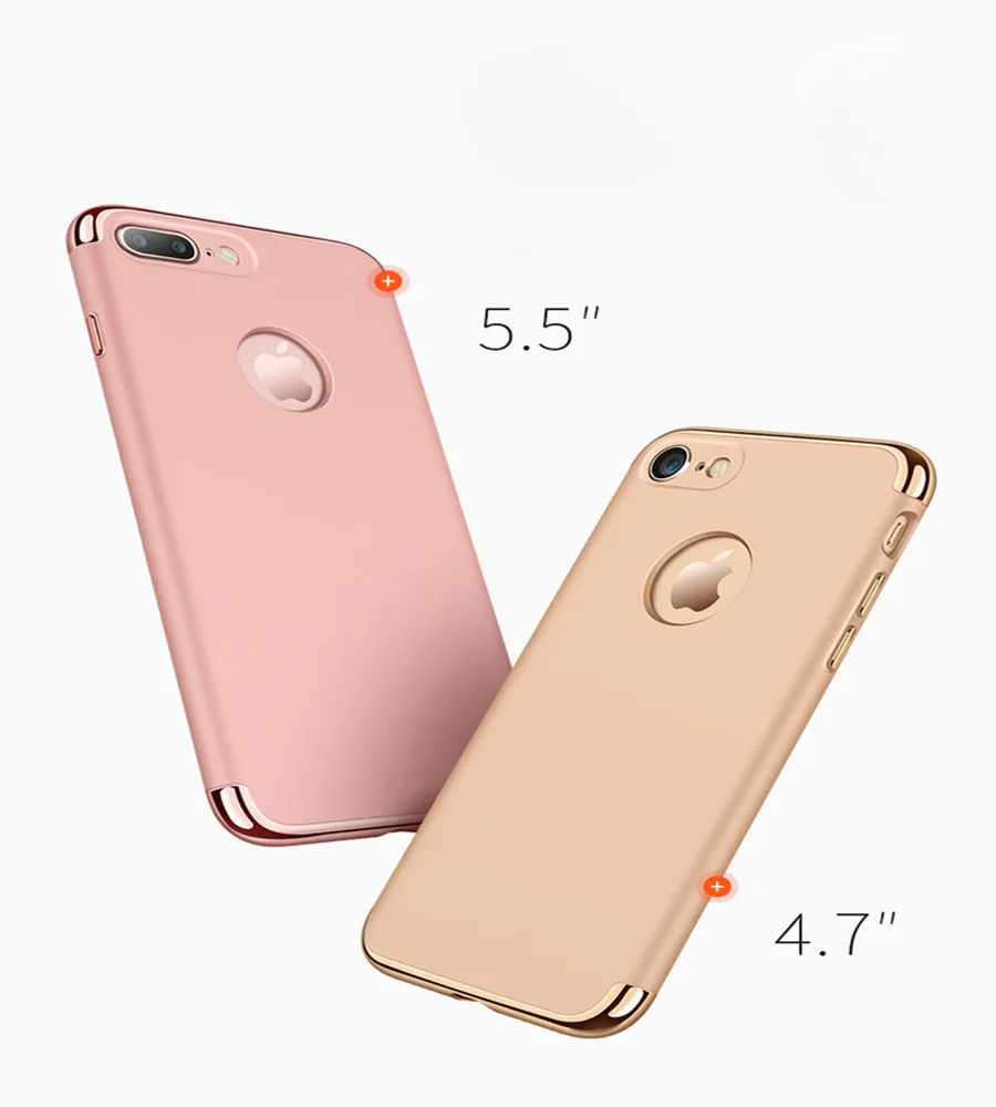 Для iphone 7 Чехол бампер iphone7 чехол задняя крышка роскошный mofi тонкий жесткий 3 в 1