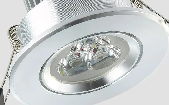 Бесплатная доставка 1 шт. Серебряный промышленный потолочный светодиодный