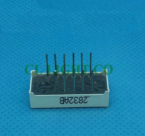 Цифровой светодиодный светильник Nixie 3 Бит 0 28 дюйма чистый зеленый 7 сегментный