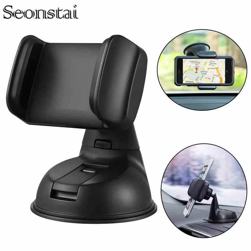 

Universal 360 Rotating Mobile Phone Stand Windshield Desk Mount Car Phone Sucker Holder For iPhone Smartphone Support Cellular