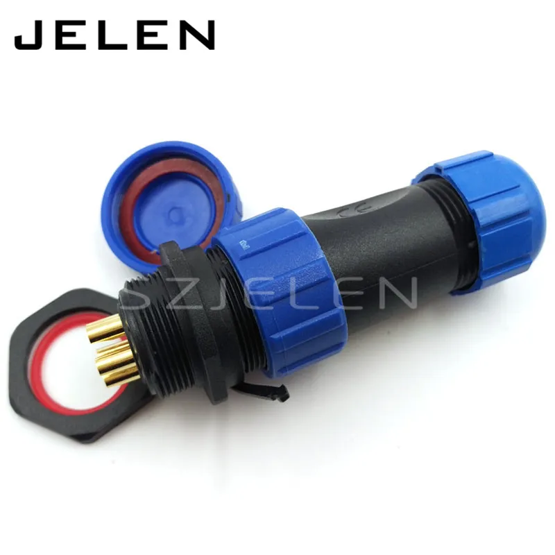 SP21 водонепроницаемый разъем 5 контактный штекер и гнездо кабель Электрический