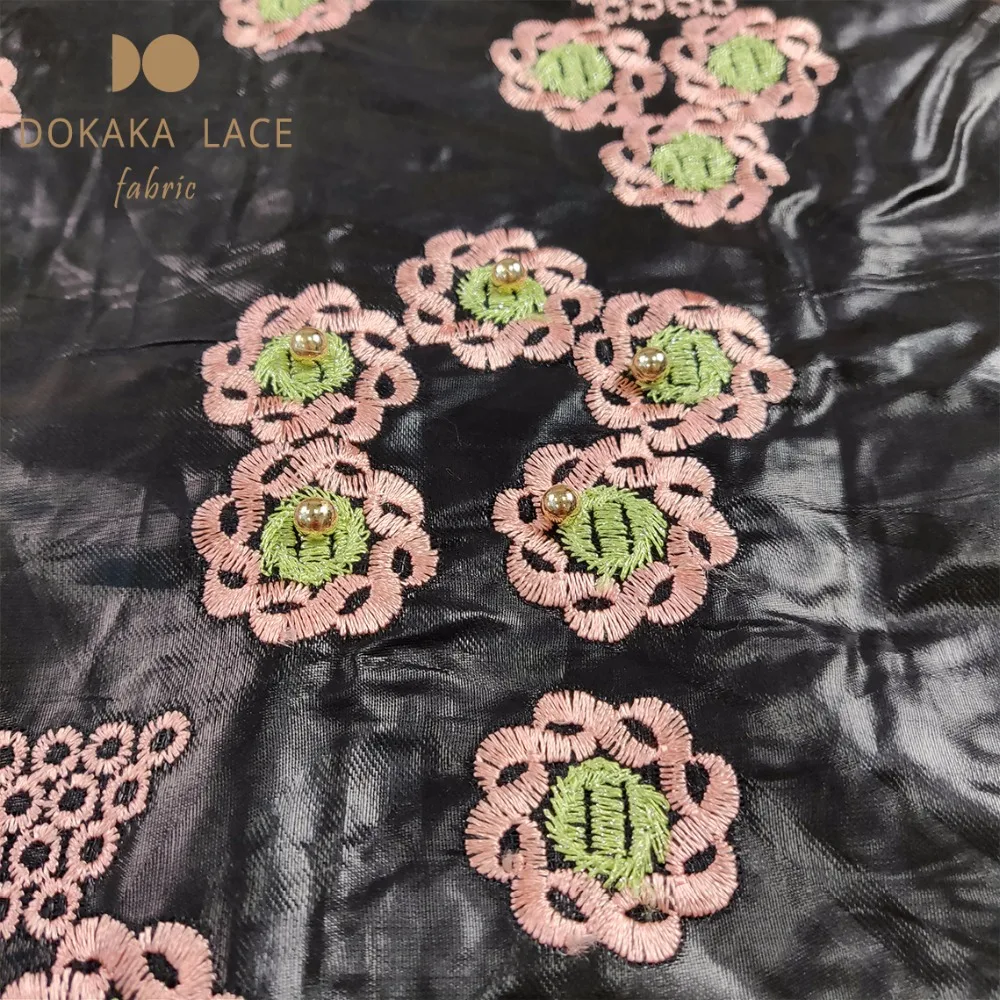 high quality High Quality Black bazin riche getzner with beads wholesale 2018 latest african Lace fabric 5yard+2yard/lot | Дом и сад
