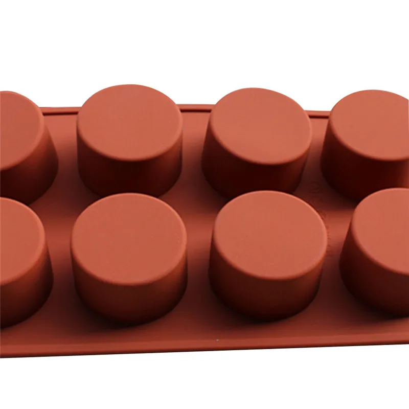 8 отверстий круглая форма силиконовая для шоколада силиконовые формы DIY