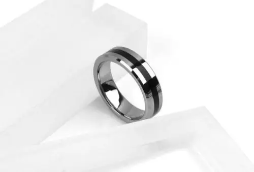 Закрыть до фокус сильные магнитные черная полоса PK кольцо размер L 20 мм|ring size 10