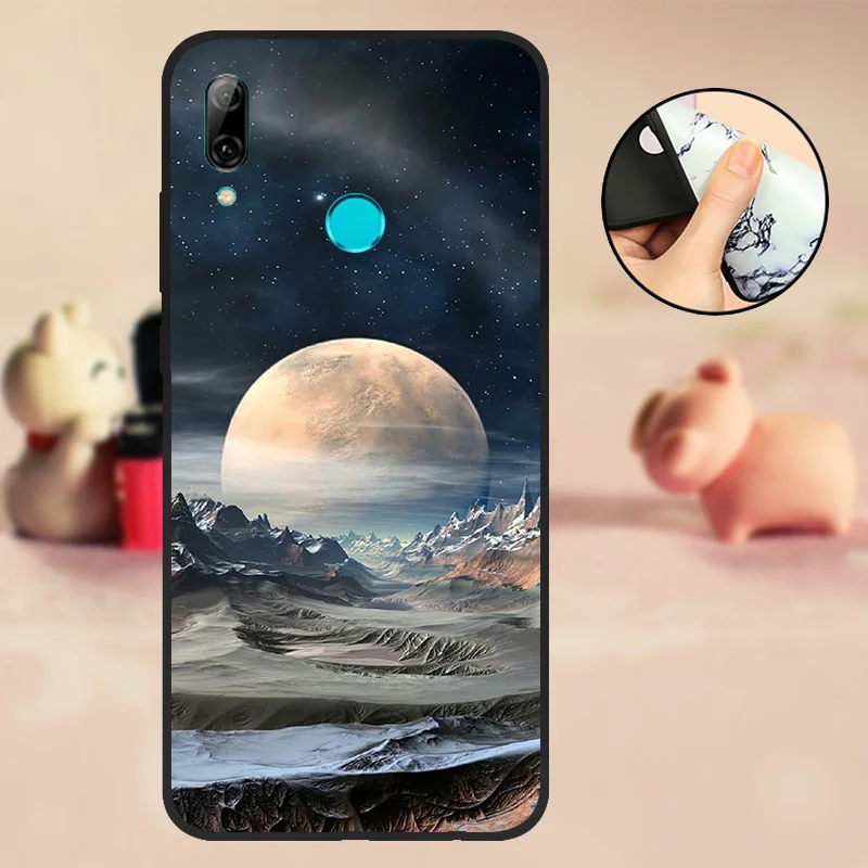 Чехол P Smart 2019 для Huawei PSmart силиконовый черный чехол из ТПУ 6 2 дюйма мягкий