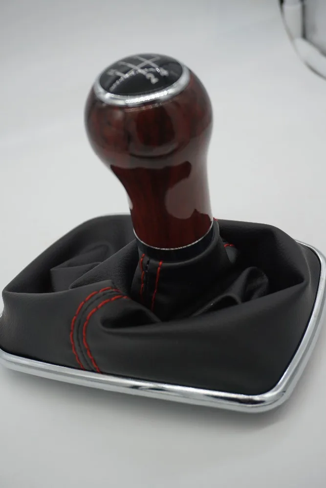 Деревянная зернистая 5 скоростная рукоятка для рычага переключения передач