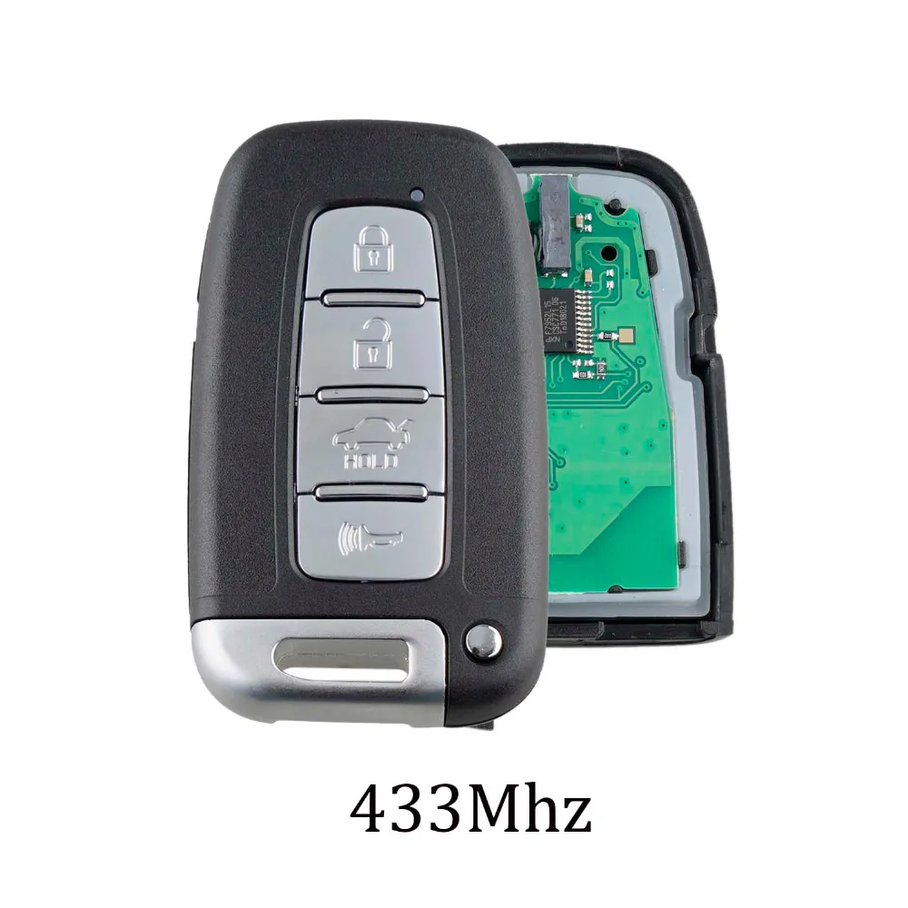 4 кнопки дистанционного Smart Key 315/433 МГц для HYUNDAI SONATA GENESIS EQUUS VELOSTER 2009 2010 2011 2012 2013 SY5HMFNA04
