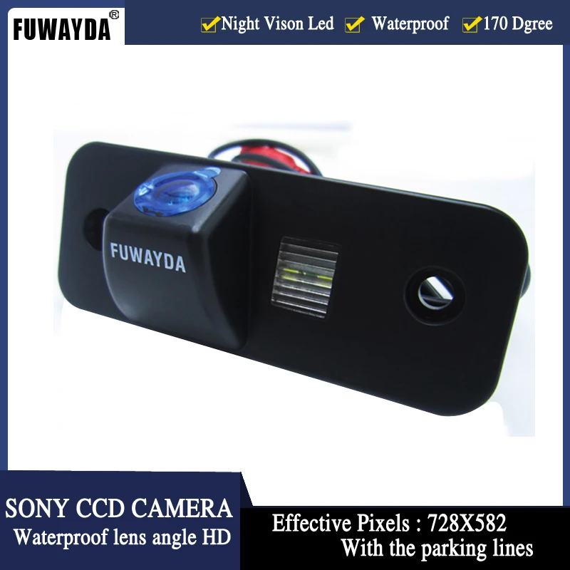 Водонепроницаемая камера SONY HD с ночным видением на 170 градусов и парковочными