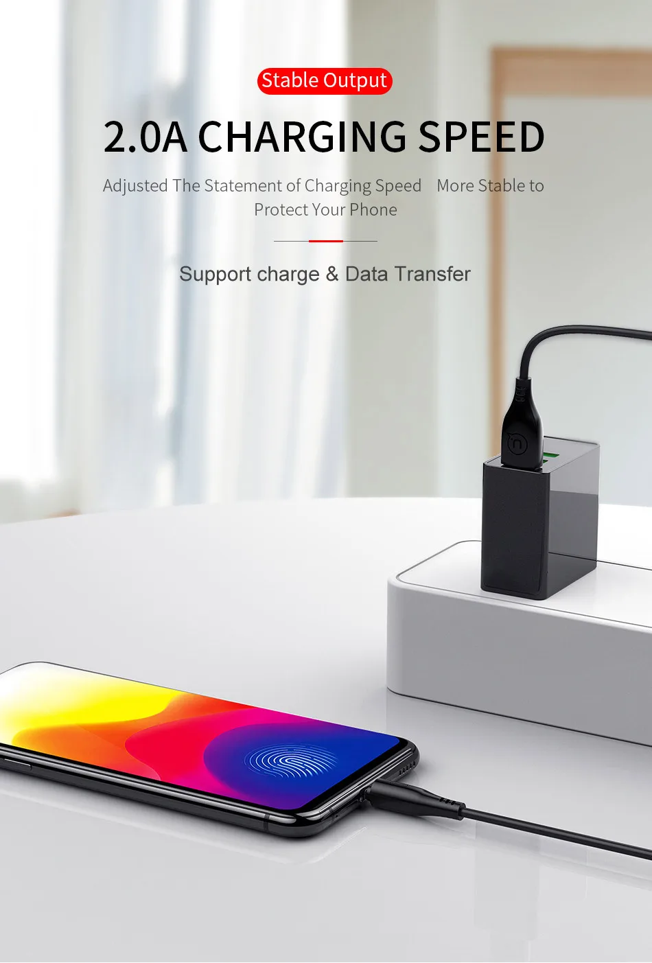 USAMS 10 шт/много микро USB кабель 1 м/2 м 2A кабель передачи данных для быстрой зарядки кабель синхронизации микро данных для samsung Xiaomi Android Microusb