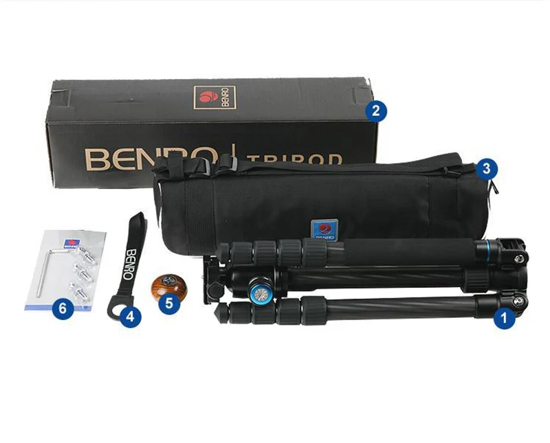 Штатив из углеродного волокна с шариковой головкой V1 профессиональная