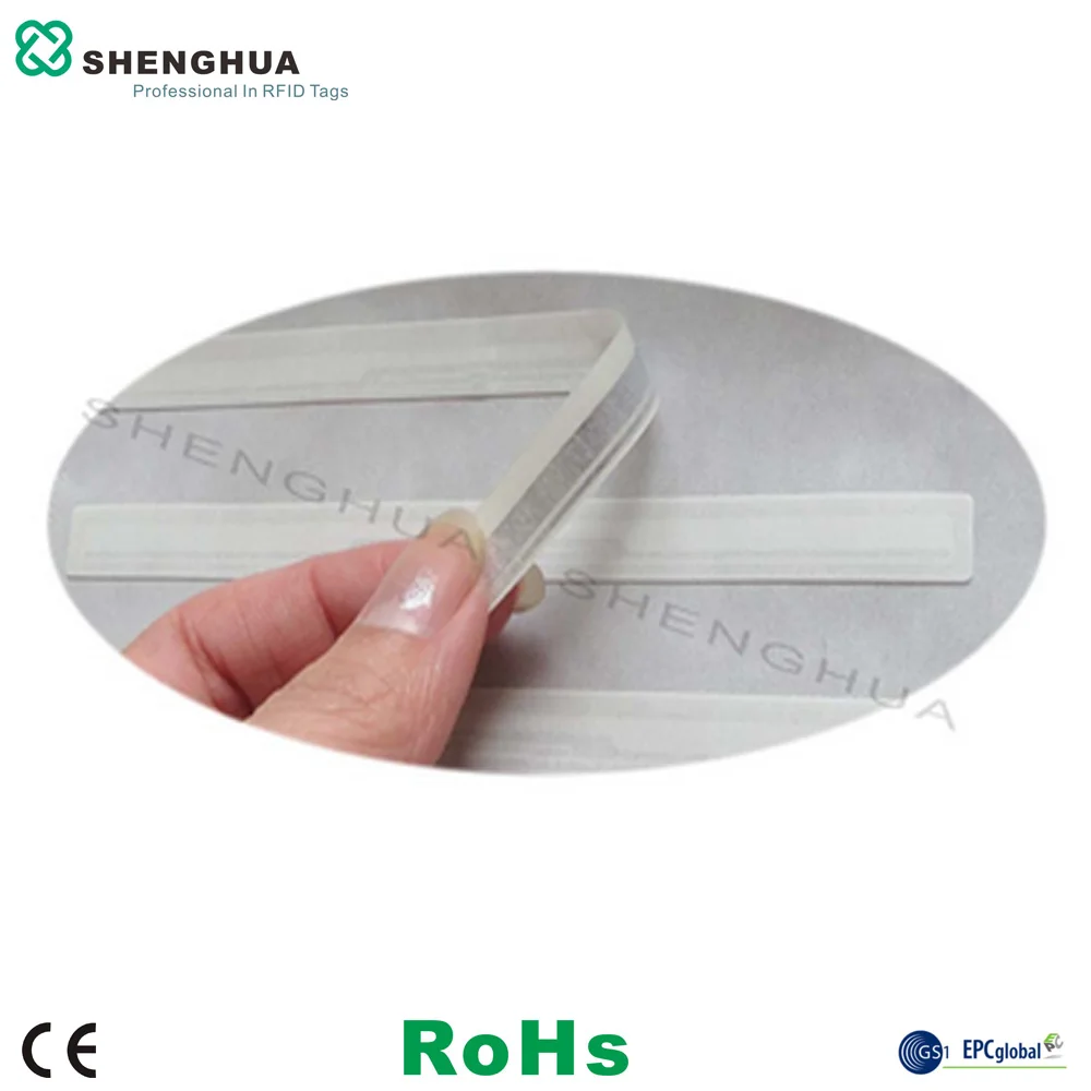 

2000PCS SH-I0201 129*9MM RFID UHF LIBRARY TAG LABEL Passive Library Tag for Book management