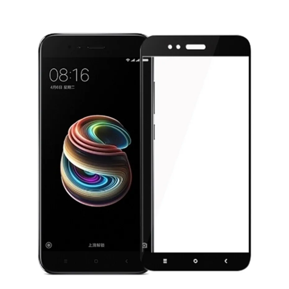 9H 2.5D Защитное стекло для xiaomi a1 полное покрытие защита экрана закаленное 5x Mi