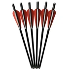 Болты для арбалета, 12 шт., 141618 дюйма, Стекловолоконные стрелы, сменные наконечники для стрельбы из лука