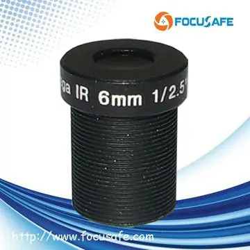 Focusafe популярный объектив CCTV 8 мм 1/2. 7 &quot3 мегапикселя F2.0 фиксированный CCD ИК для