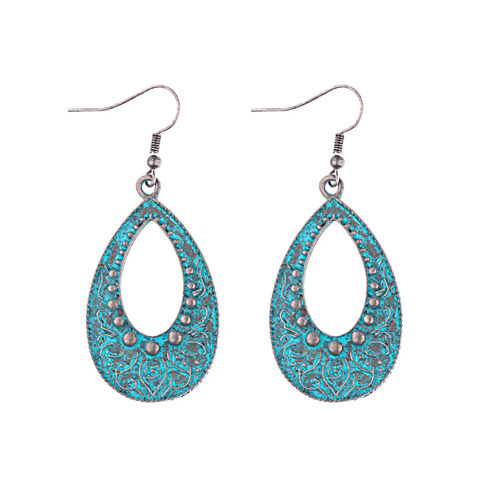 Роскошные черные богемные серьги для женщин 2018 корейские винтажные