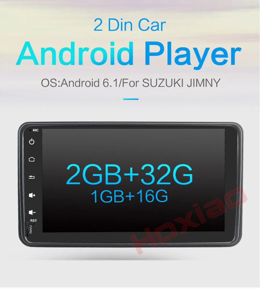 Hoxiao Android 6,0 для SUZUKI JIMNY 2007- gps HD мультимедийный плеер Карта Навигация wifi ROS BT без DVD 7 дюймов 2DIN Автомагнитола