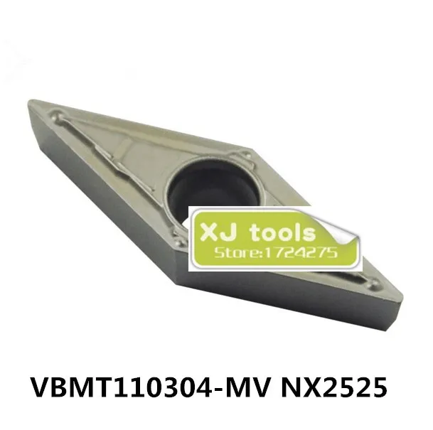 

10 шт. VBMT110304-MV NX2525/VBMT110308-MV NX2525 керамические вставки для SVUBR/SVJBR/SVQBR, токарные лезвия, Керамические наконечники