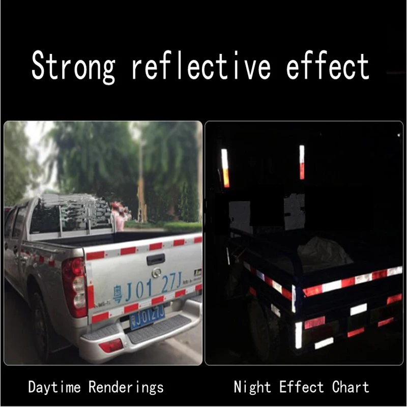 5CM*45M Reflective Tape Safety Warning Sign Body Stickers Gold PVC Materials Strips Adhesive Wear-resistant Waterproof |