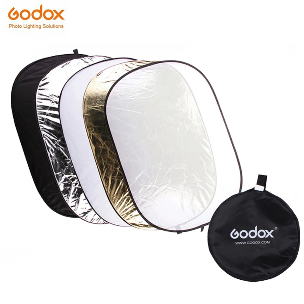 Godox 5 в 1 60*90 см фон Доска круглая фотография складной диффузор для освещения