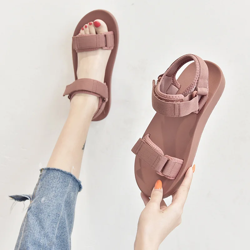 Новинка 2019 пляжная обувь Уличная легкие дышащие Нескользящие женские сандалии