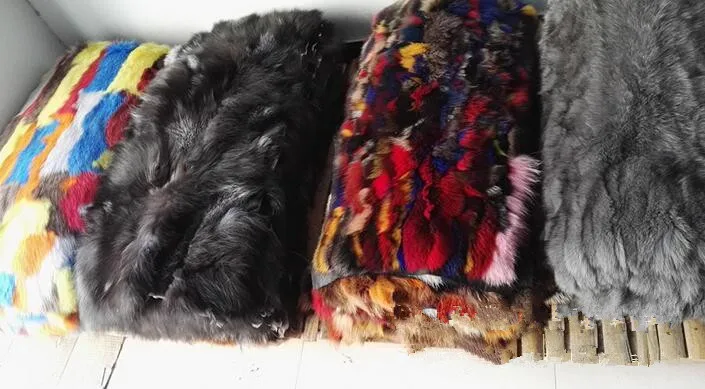 Цветное покрывало из меха енота прямые поставки с фабрики|fur plate|fox fur blanketfur blanket |