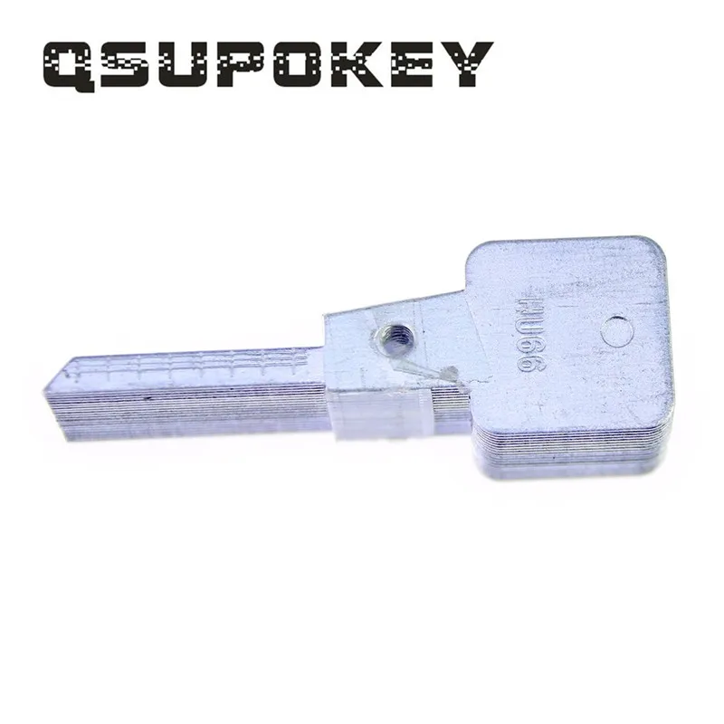 QSUPOKEY подлинный ключ Lishi аварийное лезвие для ключей (20 ключей) Hu66 HU92 HU101 HU100|Замки и