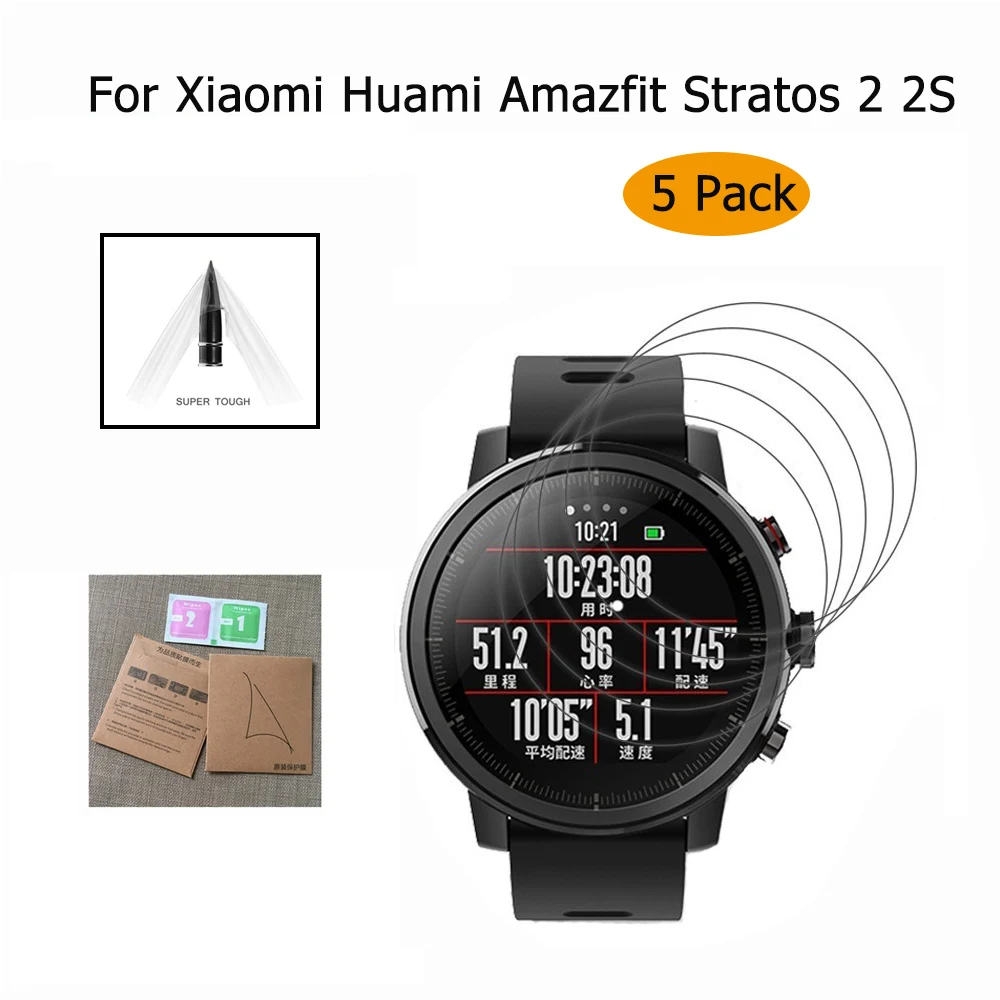 Пленка для Xiaomi Huami Amazfit Stratos Pace Verge спортивные Смарт часы 2 2S Прозрачная/матовая