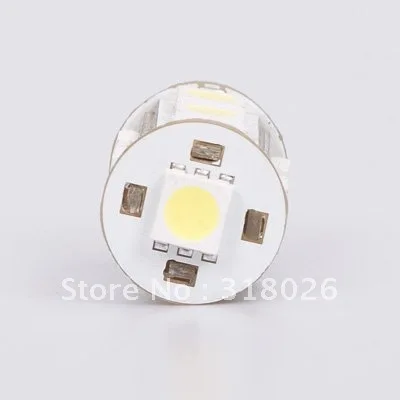 Теплый белый/белый 9led 5050 SMD LED G6.35 Лампа с широким вольтом и регулируемой яркостью