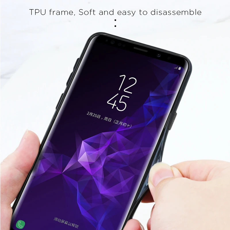 OneVan чехол для телефона из закаленного стекла защита от падения samsung Galaxy