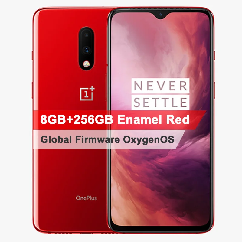 8G 256G Red Мобильный телефон Oneplus 7, 8 ГБ, 256 ГБ, Snapdragon 855, 6,41 дюймов, экран, отпечаток пальца, 48мп, задняя камера, 16Мп, фронтальная камера, телефон - Цвет: 8G 256G Red