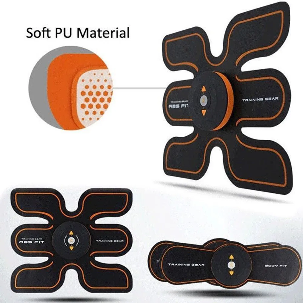 EMS Muscle ABS Fit Training Gear Abdominal Body Home Exercise Shape Fitness Set Stimulator Massage Abs Kit 2019 | Спорт и