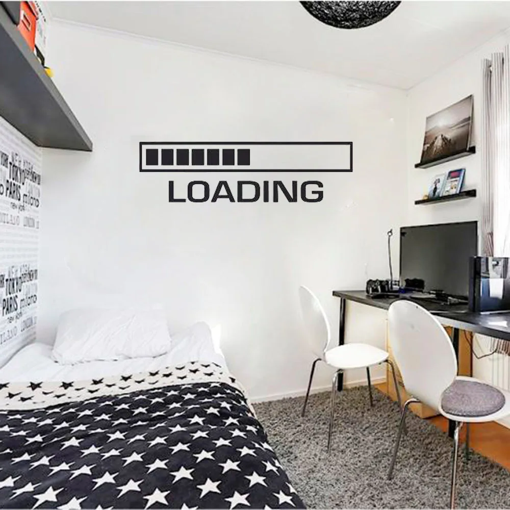 Игра интересует Наклейки на стены Художественная работа с цитатами Наклейка