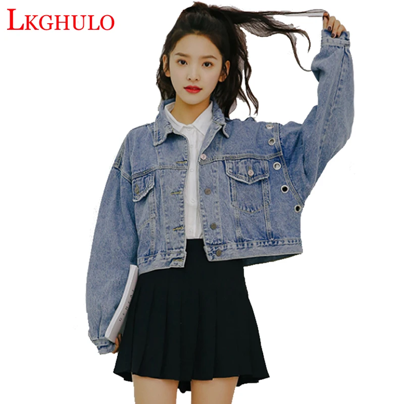 Фото 2018 Women Basic Short Denim Jacket Girls Coat Jackets Ladies Loose Outerwear Harajuku Coats Boyfriend Plus Size Clothes A795 Женская 2018 Women Basic Short Denim Jacket Girls Coat Jackets Ladies Loose Outerwear Harajuku Coats Boyfriend Plus Size Clothes A795 Женская