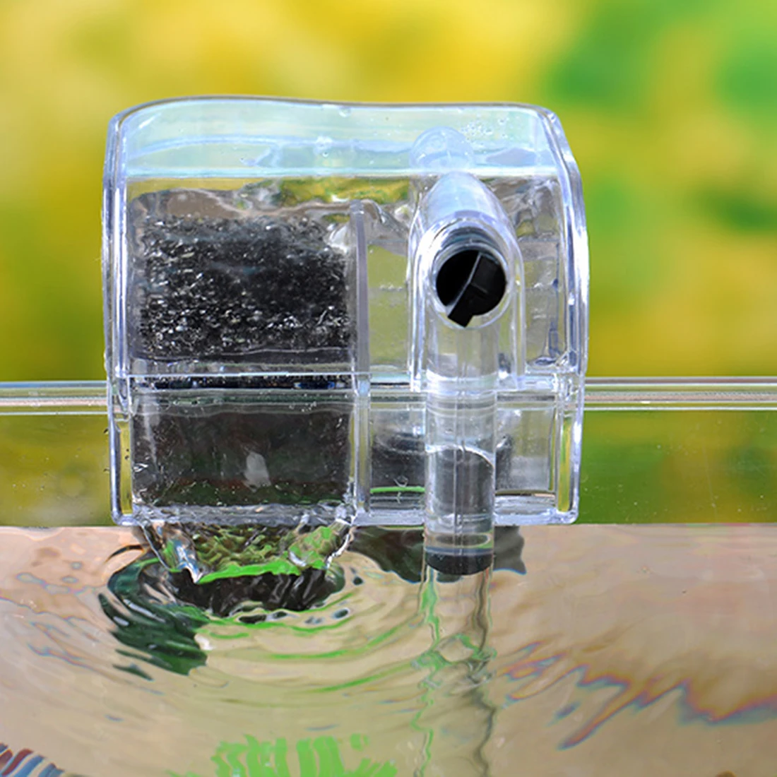 3 в 1 тонущий насос тупой кислородный насос внешний очиститель воды фильтр для мини-аквариума