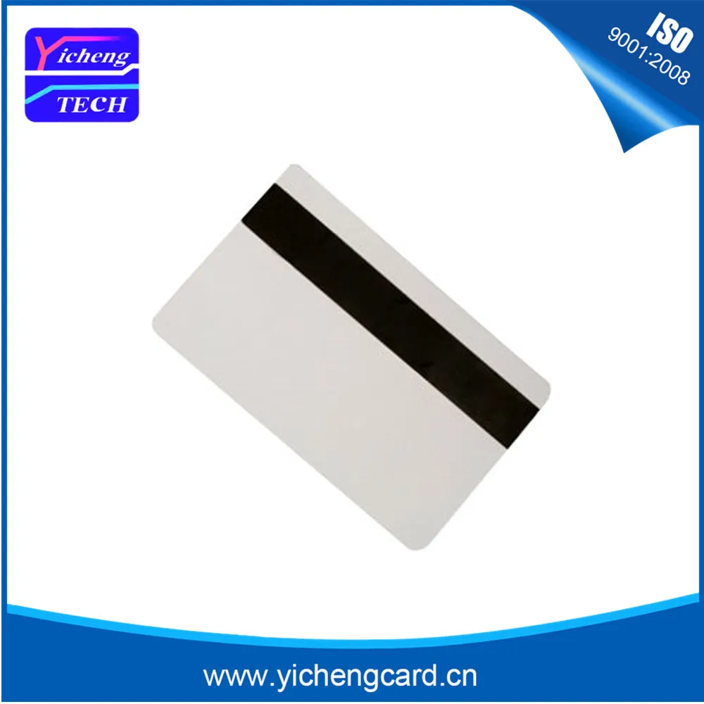 

New arrival 100 Pcs Blank PVC Magnetic Stripe Card Hi-Co 3 Track Can Printed Magnetic Card Support MSR High Resistance Device