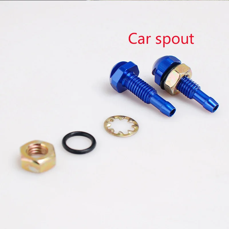 2pcs blue 2 шт. автомобильный стильный промыватель чистый Форсунка щетки стеклоочистителя носик для Alfa Romeo 159 147 156 166 GT Mito Acura MDX RDX TSX Fiat 500 Punto Bravo - Название цвета: 2pcs blue