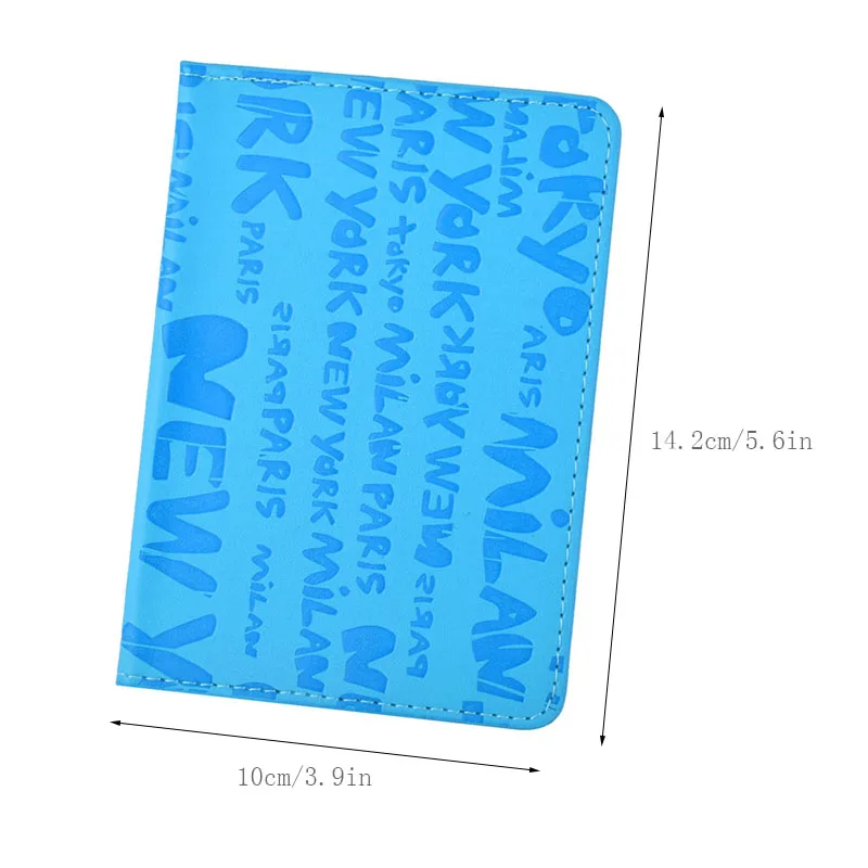 

PU Leather Cartoon Passport Holder Protector Cover Travel Ticket Pouch Packages Card Credit Passport Bag Case Wallet