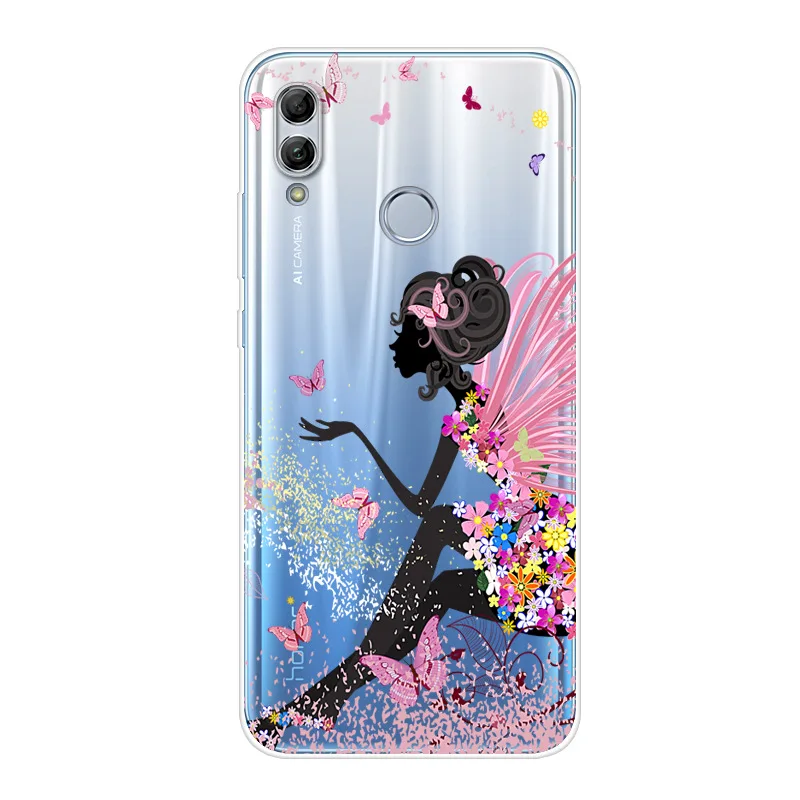 Мягкий чехол для Huawei Nova Lite 3 силиконовый из ТПУ с милым мультяшным рисунком